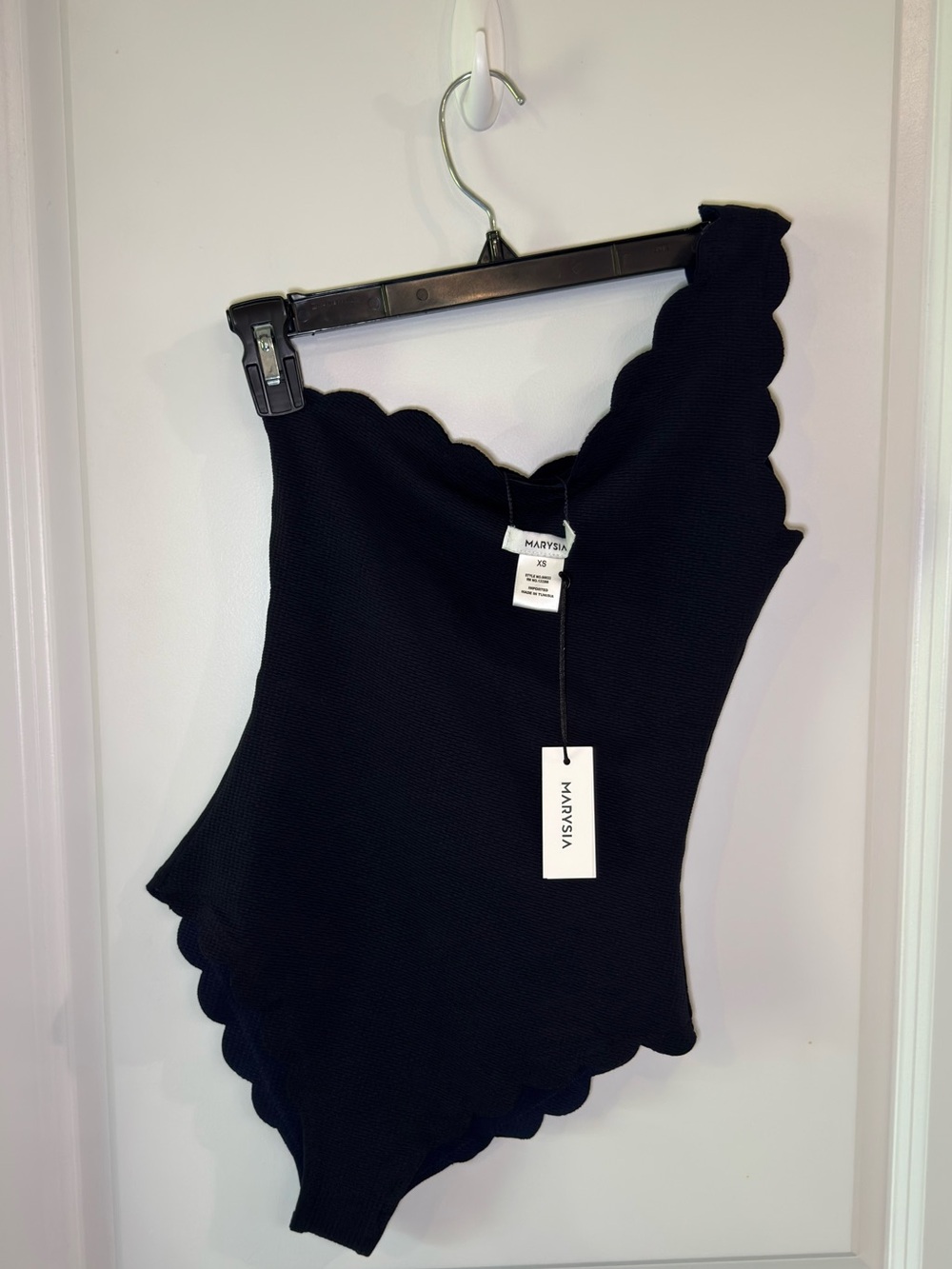 Marysia Santa Barbara Maillot in Black/Indigo One Piece Swimsuit - Picture 5 of 9